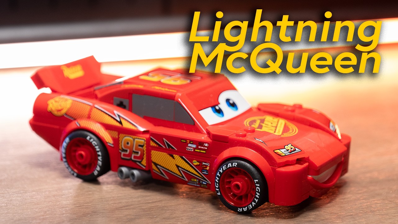 The Lego Speed Champions Lightning McQueen is a great pick for any Cars fan